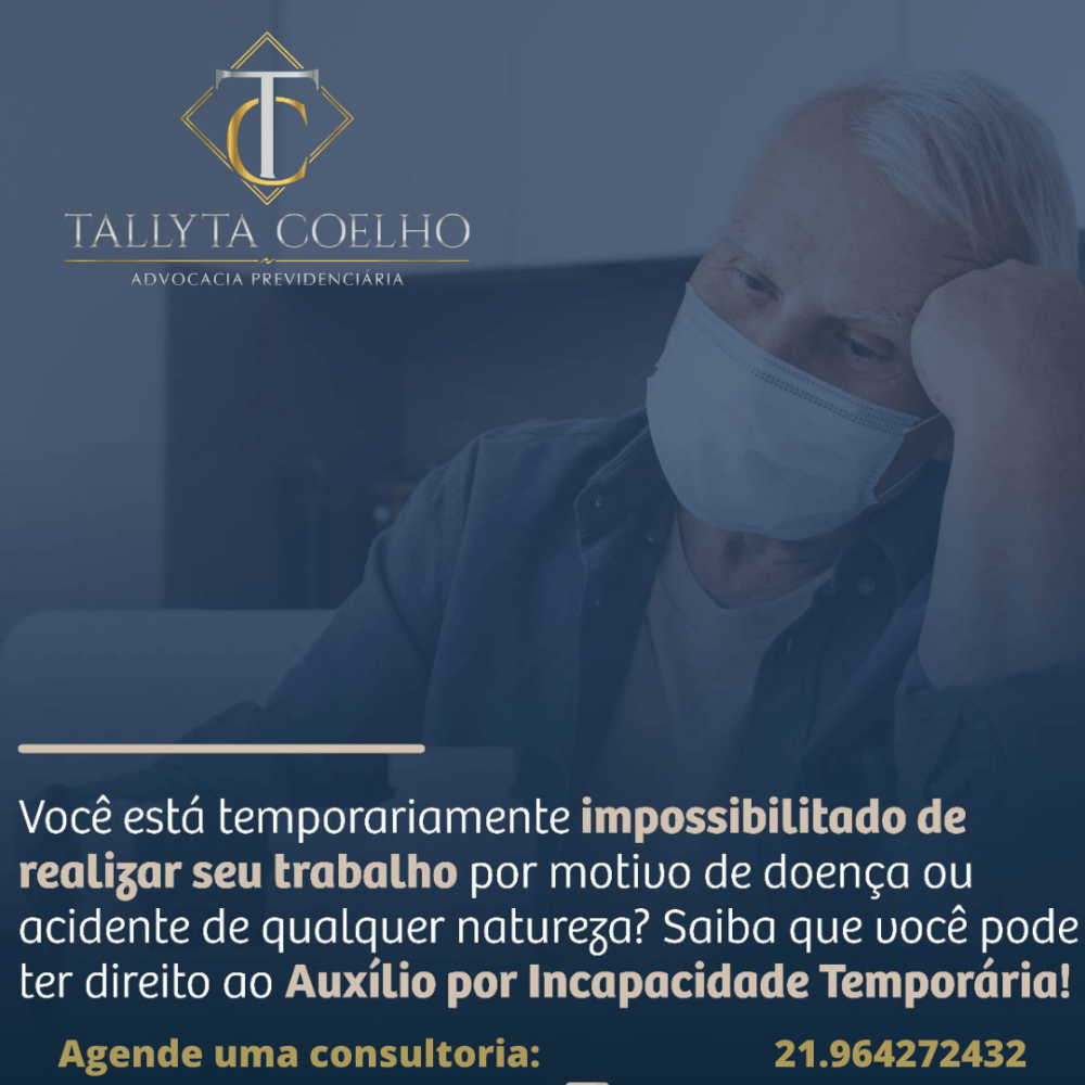 Leia mais sobre o artigo AUXÍLIO POR INCAPACIDADE TEMPORÁRIA                   (AUXÍLIO- DOENÇA)